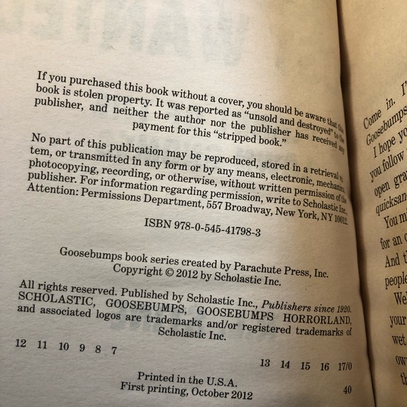 Goosebumps Most Wanted Books, set of 4 # 1,2,6,7 - Picture 7 of 12